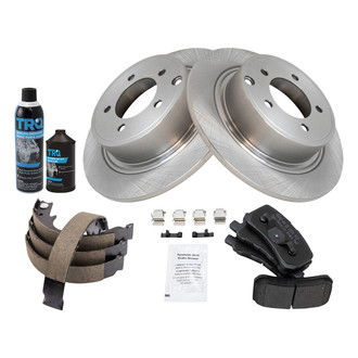TRQ® - Performance Semi-Metallic Rear Brake Kit