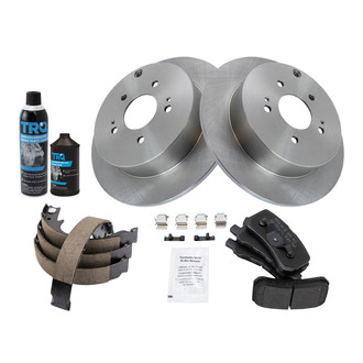TRQ® - Performance Semi-Metallic Rear Brake Kit