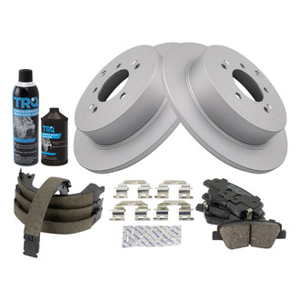 TRQ® - Performance Ceramic Rear Brake Kit