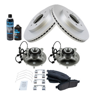 TRQ® - Performance Semi-Metallic Front Brake Kit
