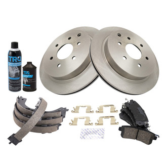 TRQ® - Performance Ceramic Rear Brake Kit