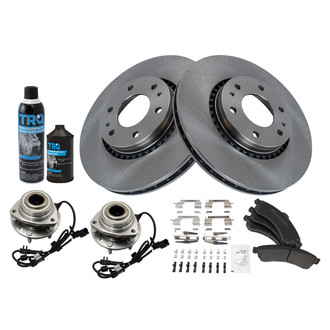 TRQ® - Performance Semi-Metallic Front Brake Kit
