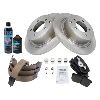 TRQ® - Performance Semi-Metallic Rear Brake Kit
