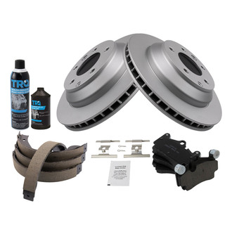 TRQ® - Performance Ceramic Rear Brake Kit