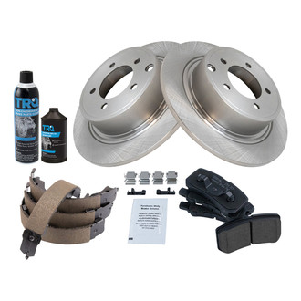 TRQ® - Performance Ceramic Rear Brake Kit