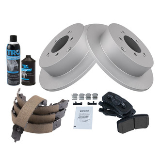 TRQ® - Performance Ceramic Rear Brake Kit