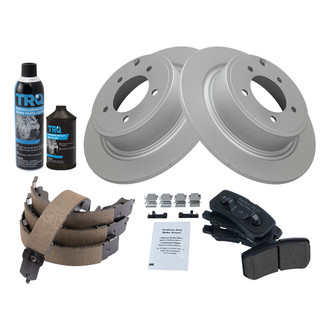 TRQ® - Performance Ceramic Rear Brake Kit