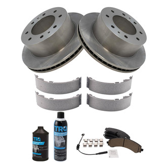 TRQ® - Rear Disc Brake Kit with Ceramic Pads