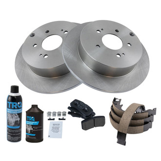TRQ® - Performance Ceramic Rear Brake Kit