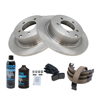 TRQ® - Performance Ceramic Rear Brake Kit