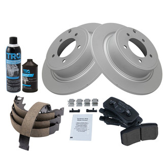 TRQ® - Performance Ceramic Rear Brake Kit