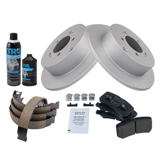 TRQ® - Performance Ceramic Rear Brake Kit