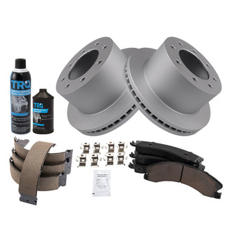 TRQ® - Performance Ceramic Rear Brake Kit