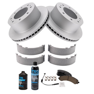 TRQ® - Rear Disc Brake Kit with Ceramic Pads
