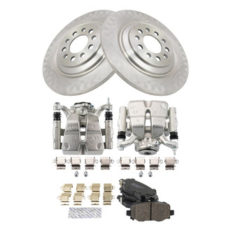 TRQ® - Performance Ceramic Rear Brake Kit with Calipers