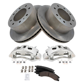 TRQ® - Performance Ceramic Rear Brake Kit with Calipers