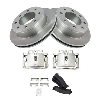 TRQ® - Performance Ceramic Rear Brake Kit with Calipers