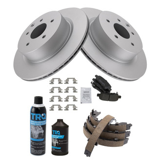 TRQ® - Performance Semi-Metallic Rear Brake Kit