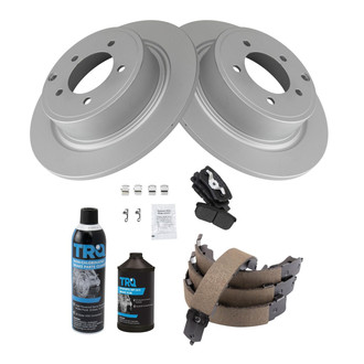 TRQ® - Performance Semi-Metallic Rear Brake Kit