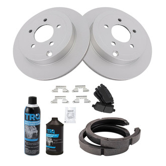 TRQ® - Performance Semi-Metallic Rear Brake Kit