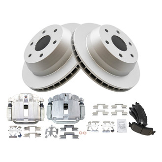 TRQ® - Performance Ceramic Rear Brake Kit with Calipers