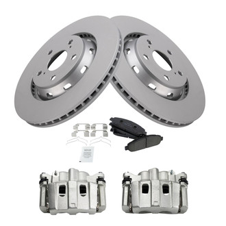 TRQ® - Performance Ceramic Front Brake Kit with Calipers
