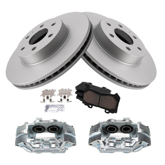 TRQ® - Performance Ceramic Front Brake Kit with Calipers