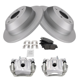 TRQ® BKA39767 - Performance Ceramic Rear Brake Kit with Calipers