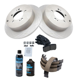 TRQ® - Performance Ceramic Rear Brake Kit