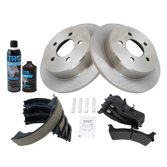 TRQ® - Performance Semi-Metallic Rear Brake Kit
