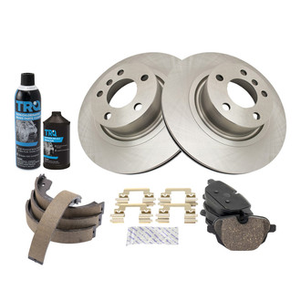TRQ® - Performance Ceramic Rear Brake Kit