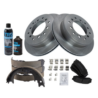 TRQ® - Performance Semi-Metallic Rear Brake Kit
