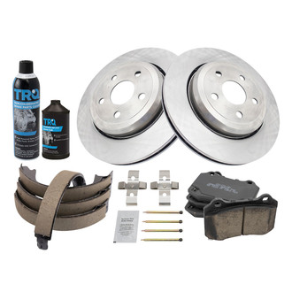 TRQ® - Performance Ceramic Rear Brake Kit