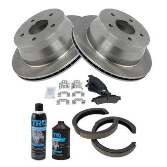 TRQ® - Performance Semi-Metallic Rear Brake Kit