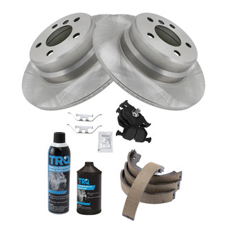 TRQ® - Performance Semi-Metallic Rear Brake Kit