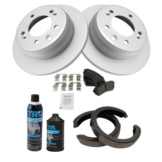TRQ® - Performance Semi-Metallic Rear Brake Kit