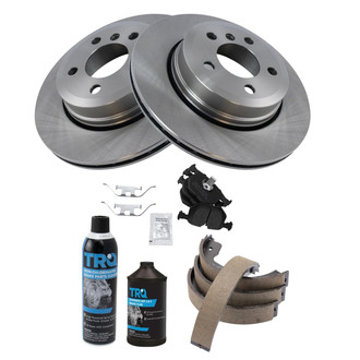 TRQ® - Performance Semi-Metallic Rear Brake Kit
