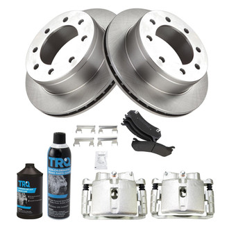 TRQ® - Rear Disc Brake Kit with Semi-Metallic Pads and Calipers