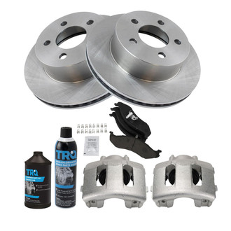 TRQ® - Front Disc Brake Kit with Ceramic Pads and Calipers