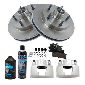 TRQ® - Front Disc Brake Kit with Ceramic Pads and Calipers