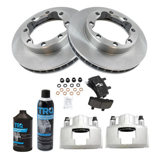 TRQ® - Front Disc Brake Kit with Ceramic Pads and Calipers