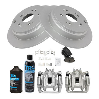 TRQ® - Rear Disc Brake Kit with Ceramic Pads and Calipers