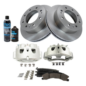 TRQ® - Front Disc Brake Kit with Ceramic Pads and Calipers