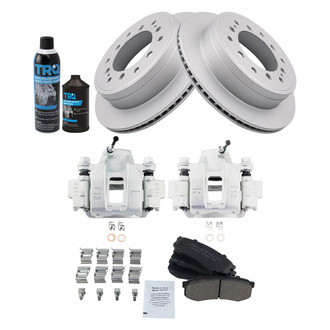 TRQ® - Rear Disc Brake Kit with Ceramic Pads and Calipers