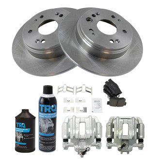 TRQ® - Rear Disc Brake Kit with Ceramic Pads