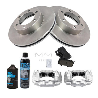 TRQ® - Front Disc Brake Kit with Ceramic Pads and Calipers