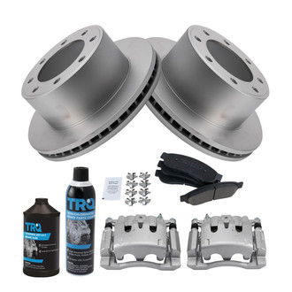 TRQ® - Rear Disc Brake Kit with Ceramic Pads and Calipers
