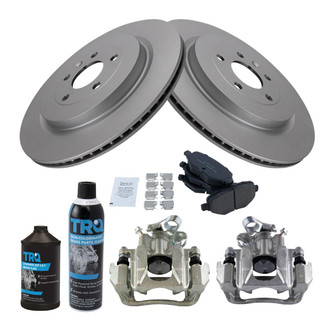 TRQ® - Rear Disc Brake Kit with Ceramic Pads