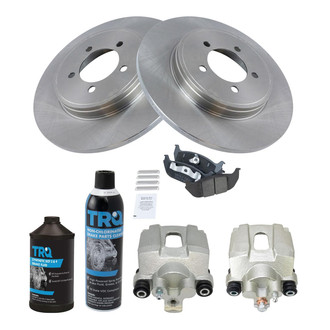 TRQ® - Rear Disc Brake Kit with Ceramic Pads and Calipers