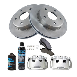 TRQ® - Front Disc Brake Kit with Ceramic Pads and Calipers